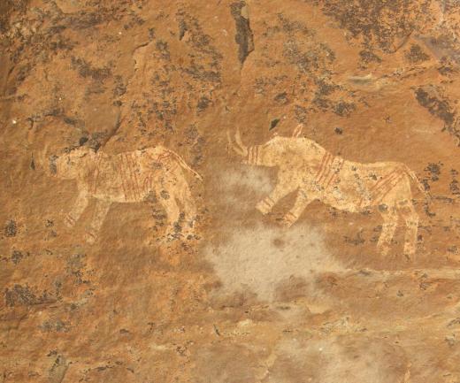 Cave paintings came about during what is known as the New Stone Age.