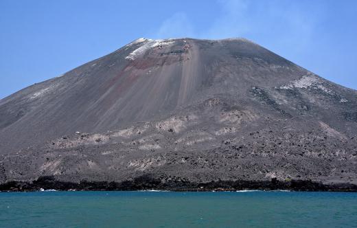 Krakatoa is a volcanic island, best known for the volcanic eruptions that took place there in 1883.