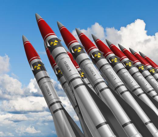 Nuclear weapons can destroy entire cities.