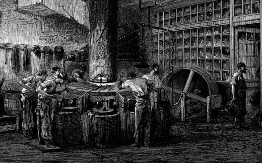 The Industrial Revolution, which introduced new manufacturing methods, was a technological revolution.