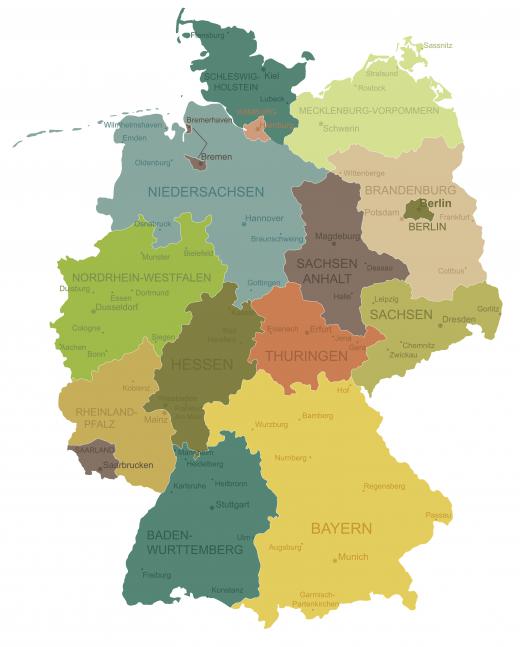 Modern Germany is composed of sixteen federal states.