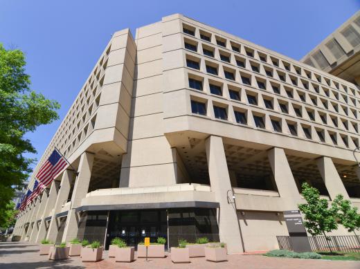 The FBI has its headquarters at the J. Edgar Hoover Building in Washington, D.C.