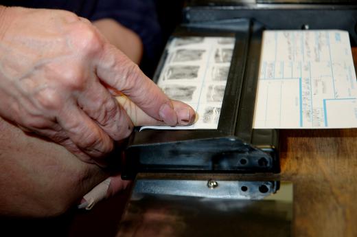 Fingerprinting is often a mandatory procedure.