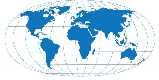 An atlas will contain maps of all different scales, from local to global.