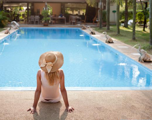 A hotel tariff may include use of the hotel pool.